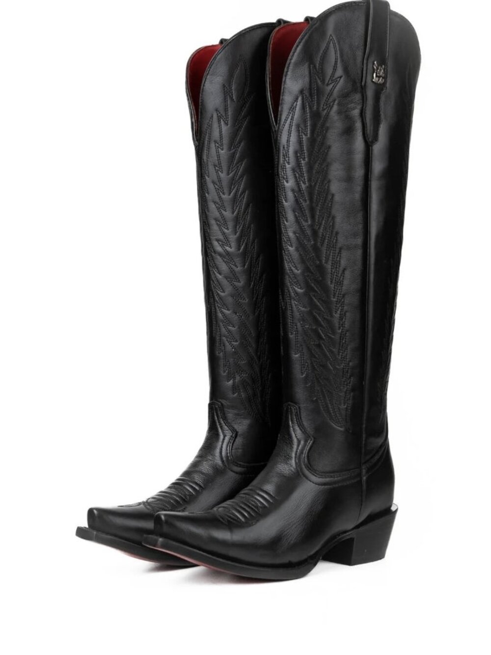 Valentina Tall Red Bottom Snip Toe Cowgirl Boot